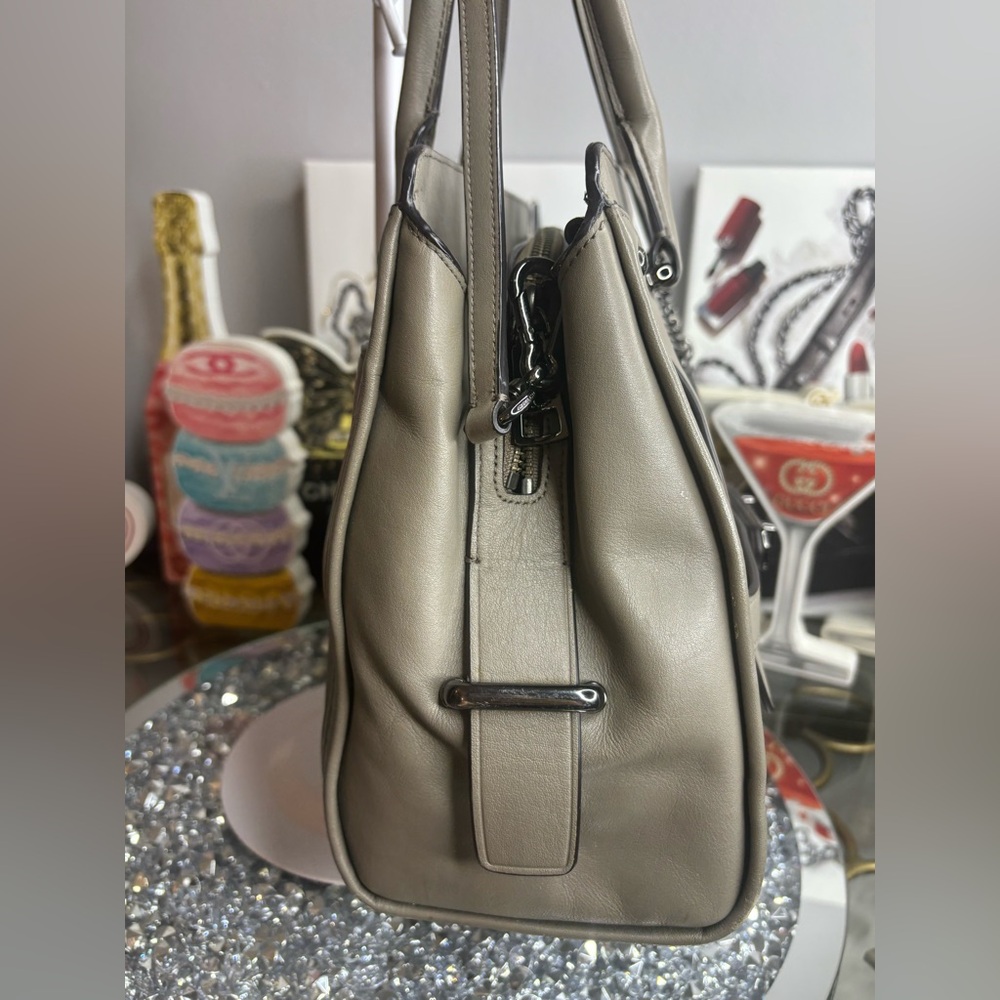 Coach 2015 calf leather Swagger Frame Satchel EUC - Picture 6 of 16